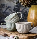 Snøsøte cappuccinokopper-mint/blå matt thumbnail