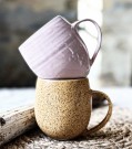Rundt kaffekrus rosa  thumbnail