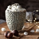 Blomsterkarvet grønn kopp-LATTE STR thumbnail
