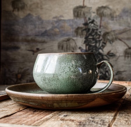 Kakao/Tekopp uten skål lysegrønn