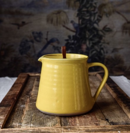 Kaffekanne håndbrygg gul
